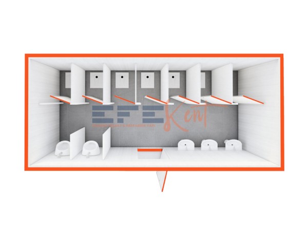 EFE-648 Konteyner WC