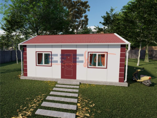 46m² Tek Katlı Prefabrik Ev